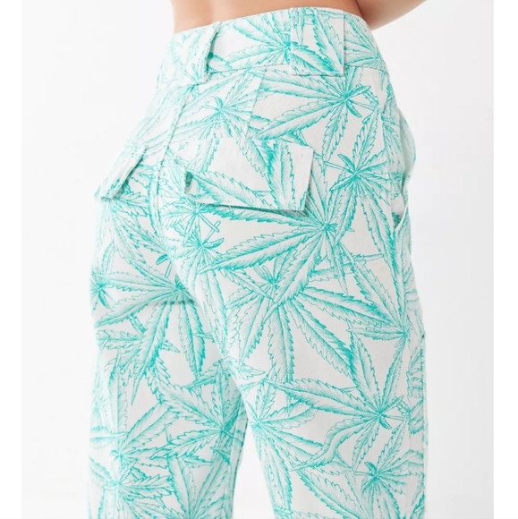 BDG urban outfitters leaf wide leg pants - Picture 7 of 8